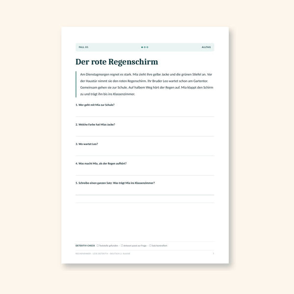Lese-Detektiv 2. Klasse