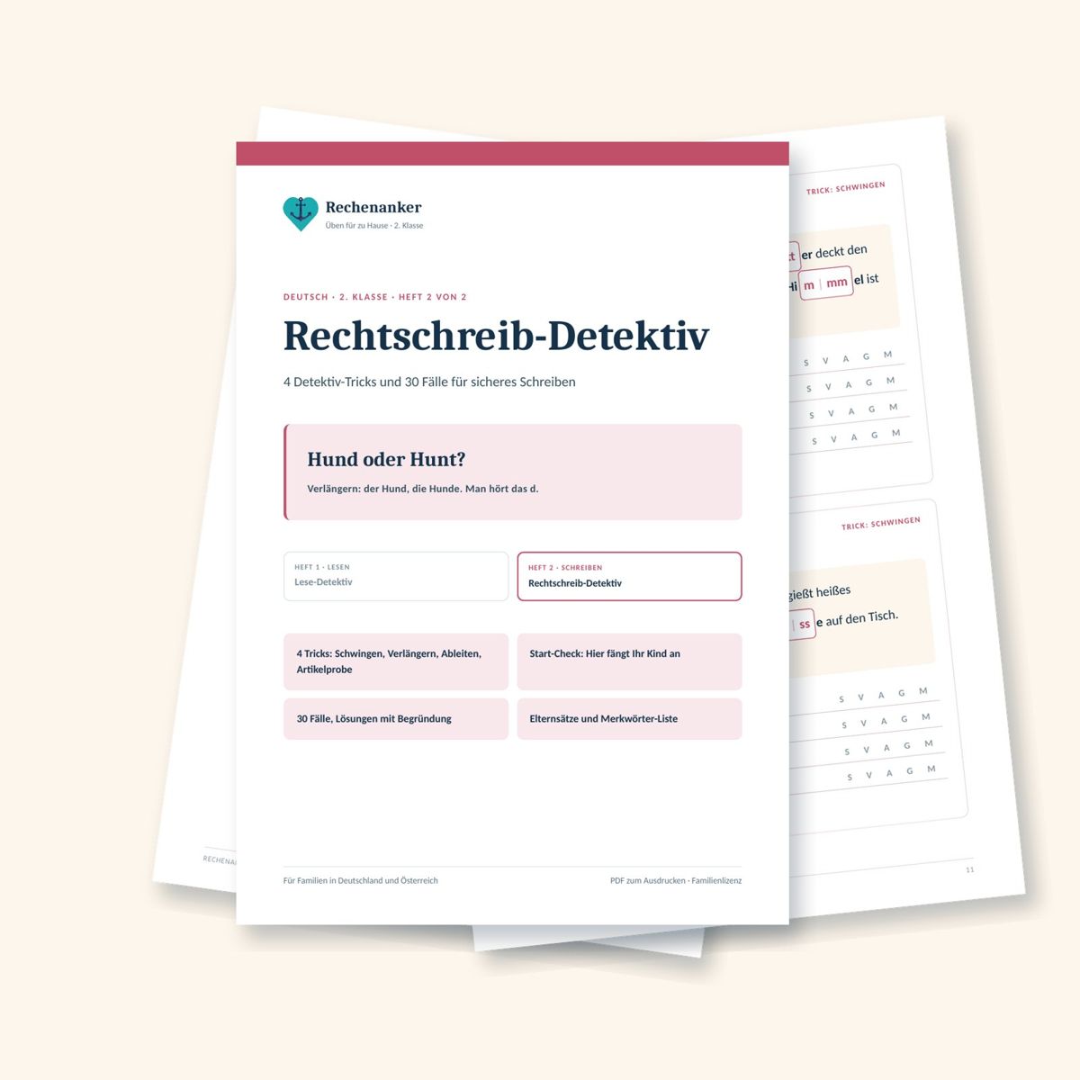 Rechtschreib-Detektiv 2. Klasse