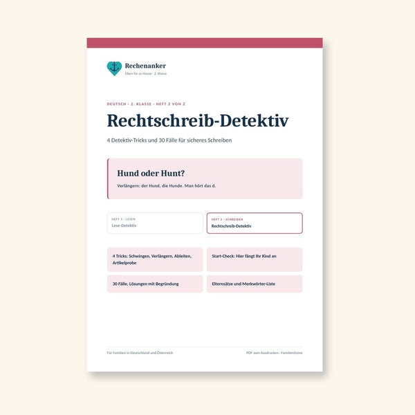 Rechtschreib-Detektiv 2. Klasse