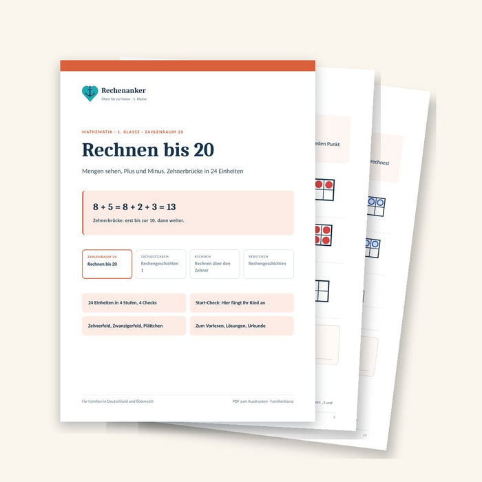 Rechnen bis 20: Mathe 1. Klasse